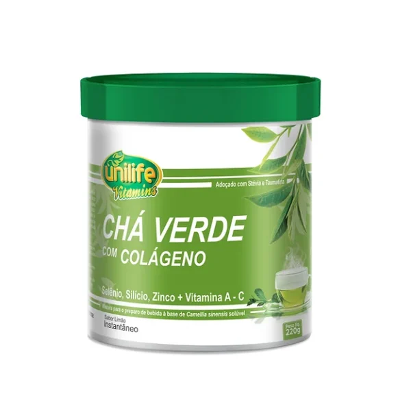 Chá Verde com Colágeno solúvel | Unilife